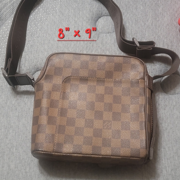 Authentic Louis Vuitton Brown Checkered Messenger Bag